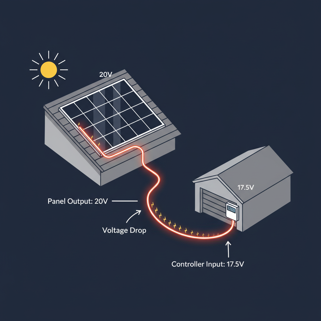 Solar Panel Voltage Drop: Why Distance Kills Power